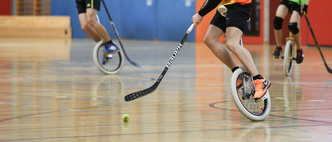 Hockey & Basketball - Swiss Indoor- & Unicycling