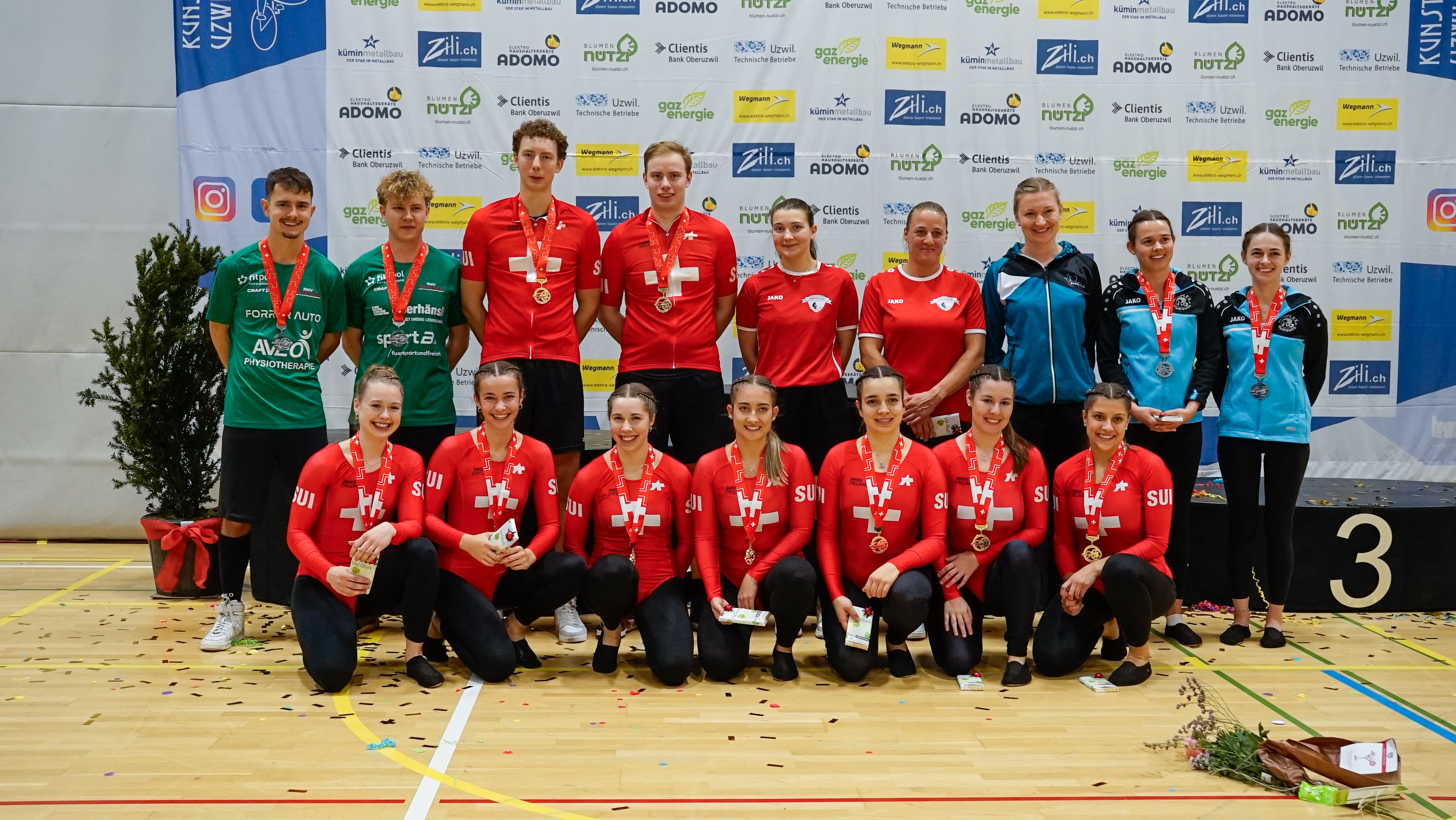 Unsere Hallenradsport WM Delegation 2025 - Swiss Indoor- & Unicycling