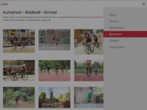 Info zur neuen Webseite - Swiss Indoor- & Unicycling